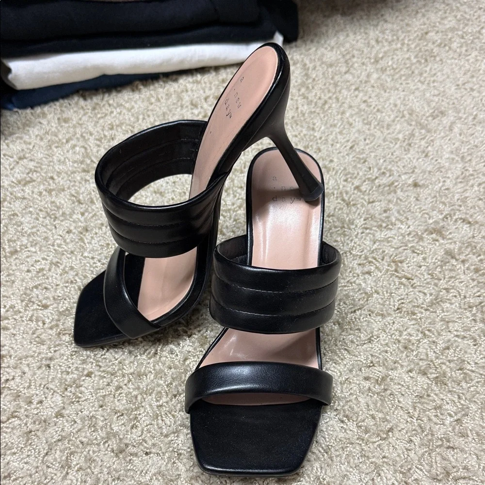 A New Day Elegant Black Women's Heels size 7.5 - Picture 1 of 3